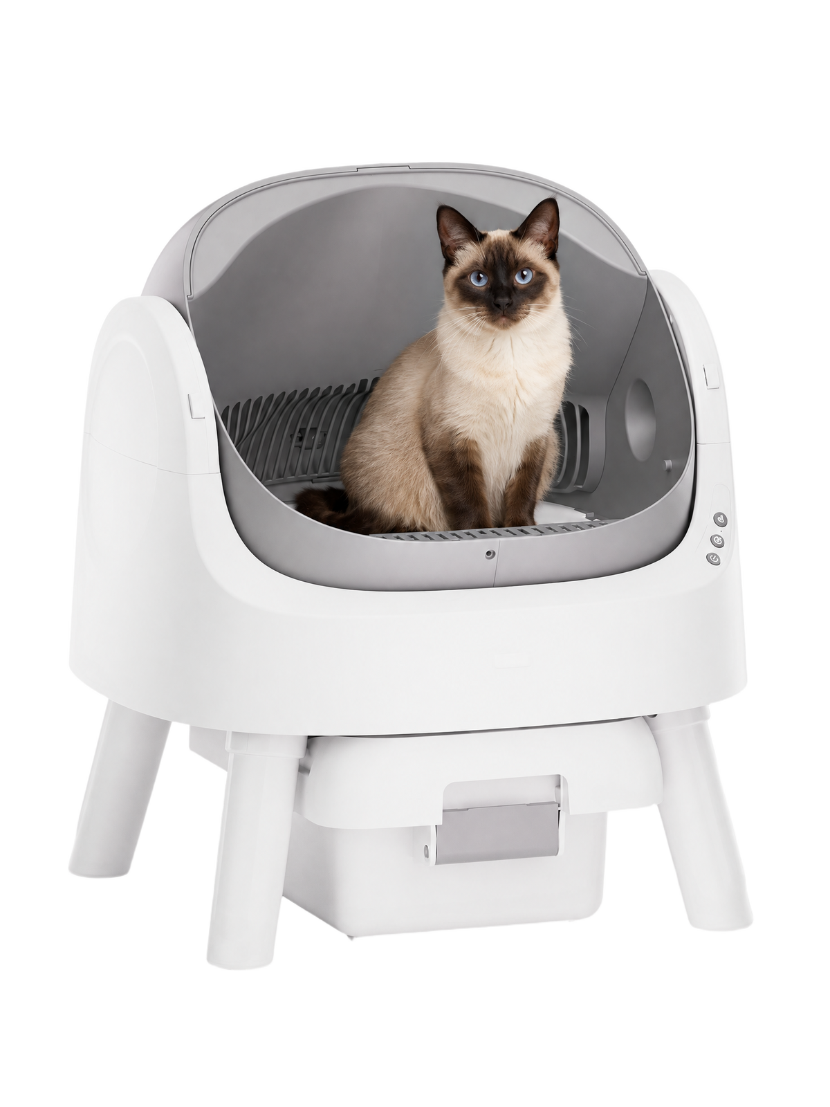 AutoScooper 11 Cat Litter Box-White