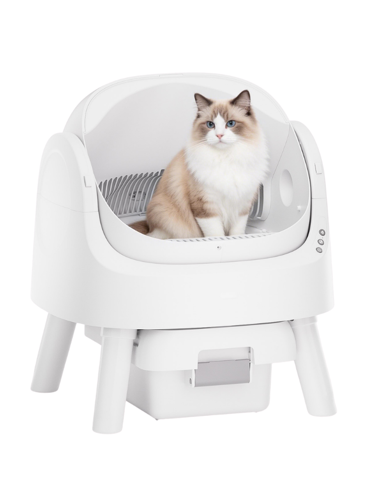AutoScooper 11 Cat Litter Box-White